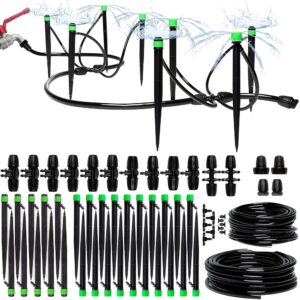 CARPATHEN Adjustable Drip Irrigation System – Premium Full Equipment for Gardens and Raised Beds with Drip Emitters and 5/16″ & 1/4″ Irrigation Tubing